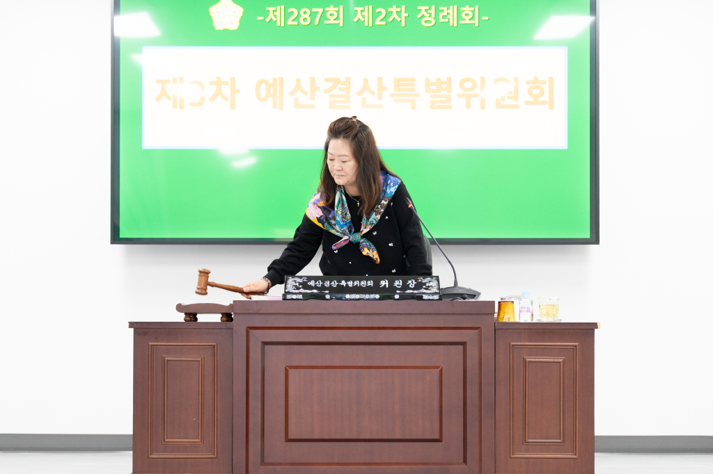 제287회 제2차 정례회 제3차 예산결산특별위원회 이미지(1)